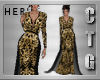 CTG  GOLD AND BLACK GOWN