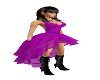 (M) purple dress