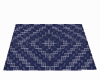 blue aztec rug