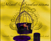 Purple cross cage swing