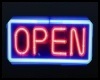 'OPEN' sign