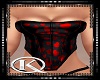 Leather Red Heart Corset