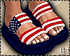 USA 4th July Sandals