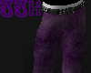 [JJH]Purple Jeans W/Belt