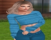 TA Blue Striped Sweater