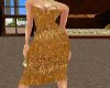 BM Gold Lame Dress