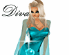 xMMx Turquoise Ball Gown