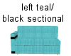 (MR) Teal/Black left