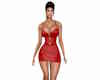 rox red leather dress