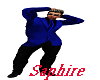  Black/Blue suit
