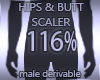 Hips & Butt Scaler 116%