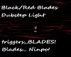 Black/Red Blade Light