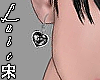 宋' D' Heart Earrings