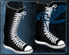 RR~ Blk Converse Boots