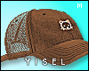 Y. Cat Dad Brown Cap