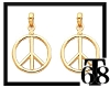(T68)Peace Earrings