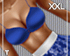 T l Blue Flowers XXL