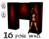 16 pose wall