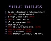 SULU RULES