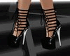Kara_striped lace heels