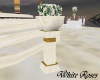 White Rose Planter