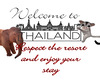 welcome thailand