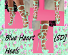 Blue Heart Heels