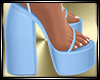 LS~CROSS HEELS BLUE
