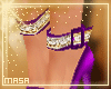 purple shoes