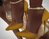 E* Gold NY heels