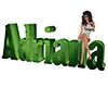 Adriana 3D Name w/poses