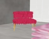 hot pink fringe chair