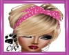 CW Blonde Pink Bow