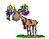 animated silly moose