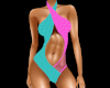 Swimsuit Turquoise-Pink