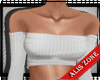 [AZ] White Sexy Top