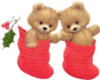 bears in stockings