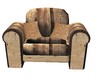 wood grain cuddle chair