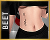 F | Lilac Belly Tattoo