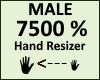 Hand Scaler 7500% Male