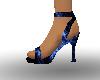 blue and black heels