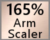 165% Arm Scaler F A