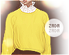 Lace Collar Sweater Yell
