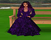 Purple Velvet gown