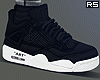 4's Sneakers Blk s/b