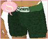 S. WO shorts hers green
