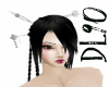 DL90 hair black braids
