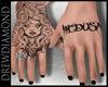 Dd- Medusa Hand Tattoo