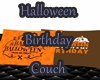 Halloween Birthday Sofa