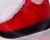 e Shoes Red Black M